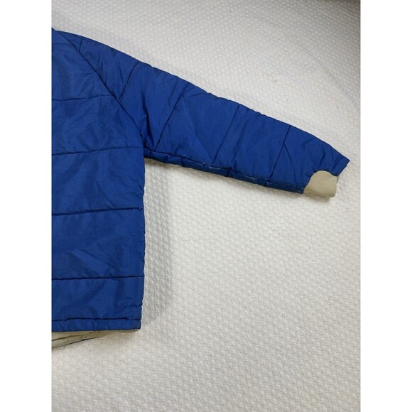 CARTERS Puffer Jacket H.W. CARTER & Son Lebanon N.H. Coat Vintage XL Blue 70s - Picture 14 of 16